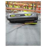 Ryobi 40v 2 ah battery and charger