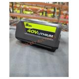 Ryobi 40v 8 ah battery