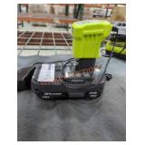 Ryobi 18v 1.5 ah battery and charger