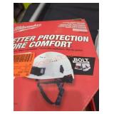 Milwaukee front brim vented safety helmet