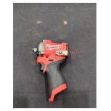 Milwaukee M12 1/2" Stubby Impact Wrench, TOOL ONLY