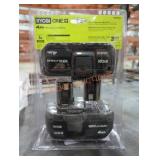 Ryobi 18v 4 ah lithium ion batteries