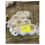 Hexagonal Porcelain Tile Geotile, 25x29 cm