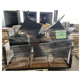 Outdoor dining table with 8 chairs