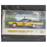 Historic patrol car series 1973 Plymouth fury