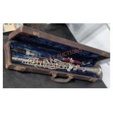 Vintage clarinet with case