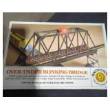 HO Scale Over/Under Blinking Bridge