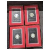 1971 Eisenhower dollars - Qty 4