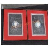 1971 Eisenhower dollars - Qty 2