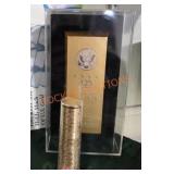 Never Circulated Ballistic Roll of Dollar Coins