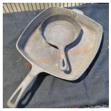 Wagner Cast Iron Pans - Qty 2