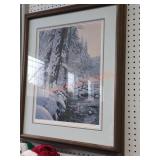 Wolves in Snow Painting