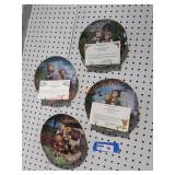 M.J. Hummel Collector Plates - Qty 4