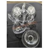 Assorted Hobnail Glassware Lot