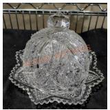 Imperial Glass "La Rochelle" Butter Dish