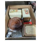 Metal Pan and Tin Box Lot