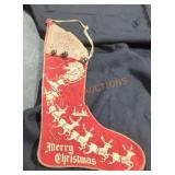 Vintage Christmas stocking