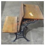 Vintage school desk