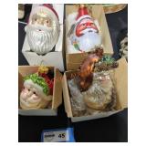 Santa Head Ornaments