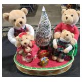 Musical Christmas Bear Decor