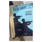 Musical books for violin and piano lot