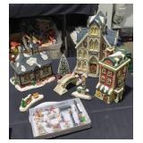 Christmas village decor