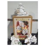 Polar bear figurine set Grandeur Noel 2002