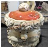 Santa Head Cookie Jar
