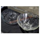 Princess House Etched Glass Bowls - Qty 2