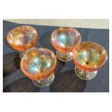 Carnival Dessert Glasses - Qty 4