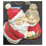 Mr. And Mrs. Clause cookie jar