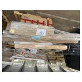 Bookcase, Wrap Light, Garage Jack, Propane Wall