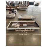 Exterior brown pre-hung door