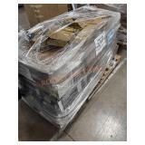 Metal Chairs, Light Bulbs, Shaker Cabinet