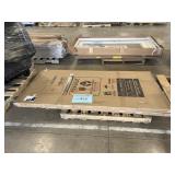 Primed Pine Door Frosted Lite Shaker 36in BID X 2