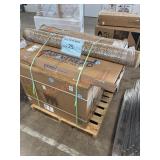 Mini Fridge, Base Cabinet, Area Rug