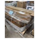 Bed, Nightstand, Linen Cabinet