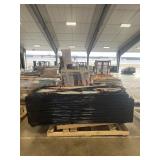 Tall gray pantry cabinets