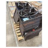 Outdoor Rocking Chairs, 4 X THE BID