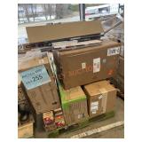 33in SS Sink, 4ft Lights, Mantel, Tile