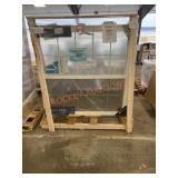 60x60 Single Hung Window with Grids