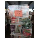 Christmas decorations pallet lot