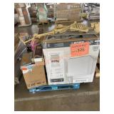 7cuft Chest Freezer, Halloween Decor, small wood