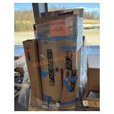 Refrigerator, Medicine Cabinet, Basement Doors