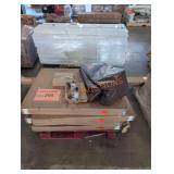 Windows, Tarp, Casters Pallet Lot