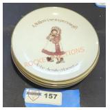 Lasting memories Porcelain plates lot