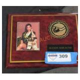 Manon Rheaune first Lady of hockey plaque