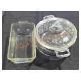 Vintage Etched Pyrex Dish Lot