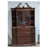 Single piece hutch 80in H x 43 1/2in W