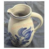 Rowe pottery large salt glazed pitcher
